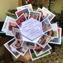 Caja Hexagonal 🎁💙