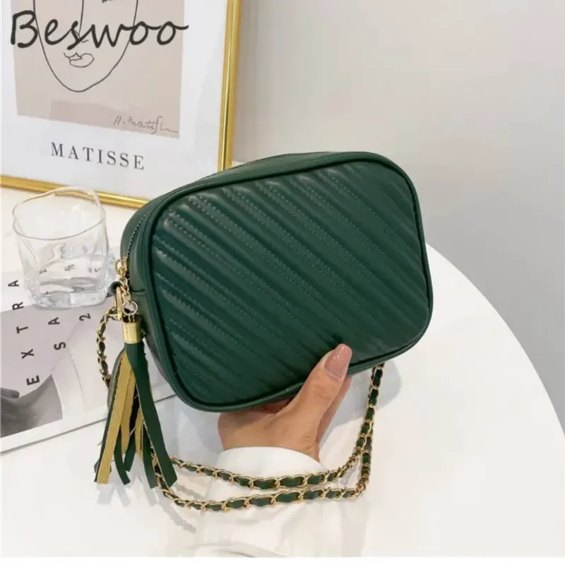 Cartera verde elegante 