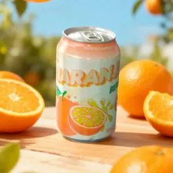 Refresco Santa Orange -Naranja- 330ml. 
