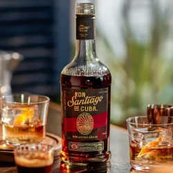 Ron Santiago de Cuba - Añejo 12 años- 700ml.