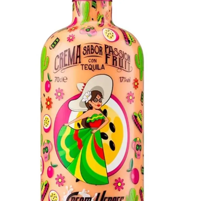 CREMA DE TEQUILA CON SABOR A MARACUYÁ 