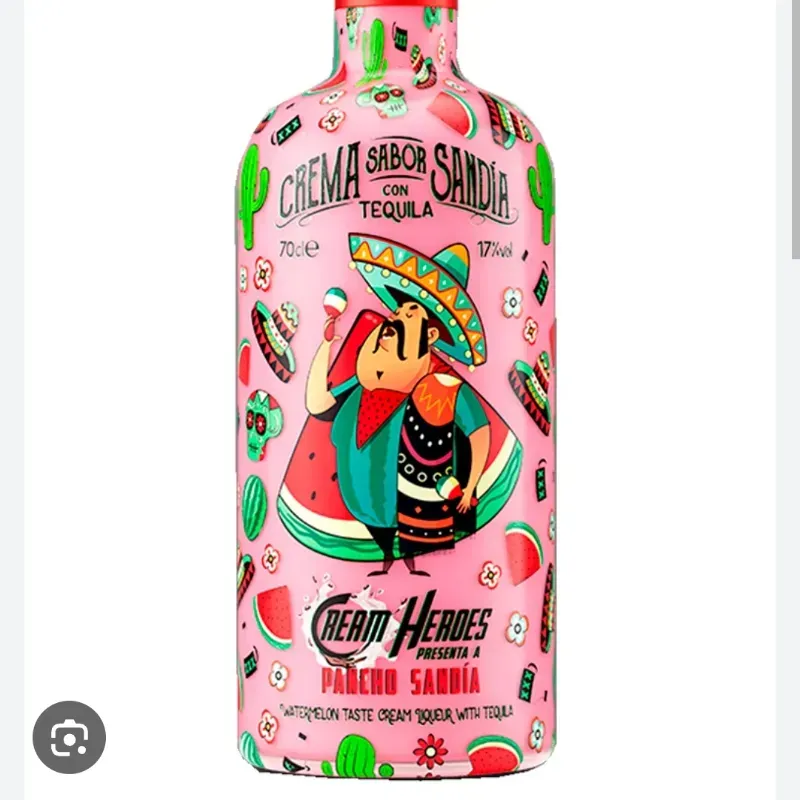 CREMA DE TEQUILA CON SABOR A MELÓN 