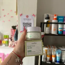Crema facial de ácido salicílico
