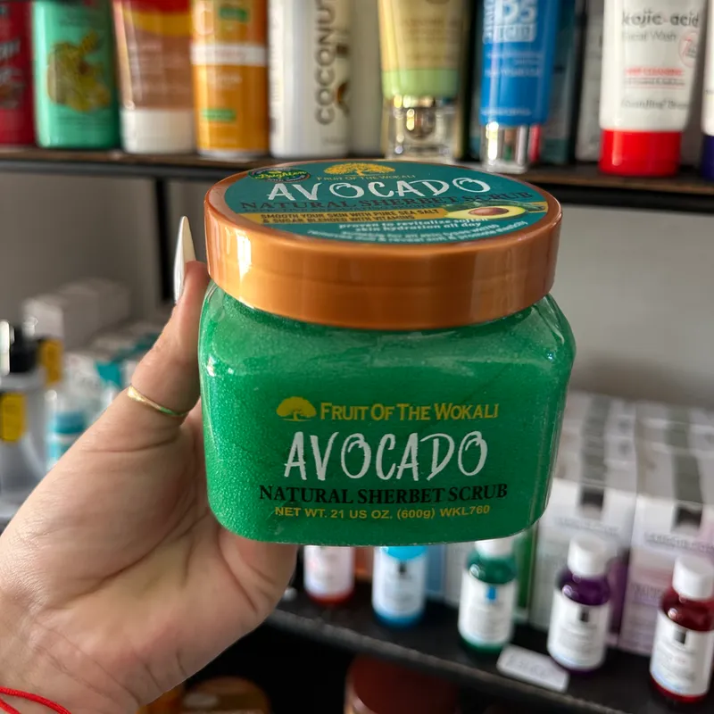 Exfoliante en azucar de aguacate