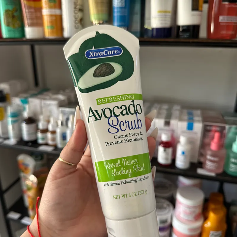 Exfoliante facial de aguacate