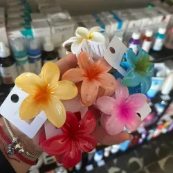 Ganchitos de flores medianos