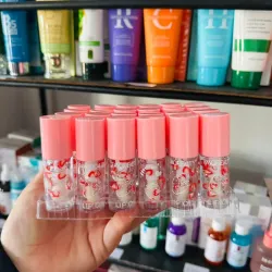 Gloss transparente con aplicador gordito de fresa 🍓