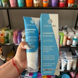 Limpiador facial para piel con psoriasis