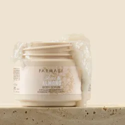 Exfoliante de manteca de karité y almendras