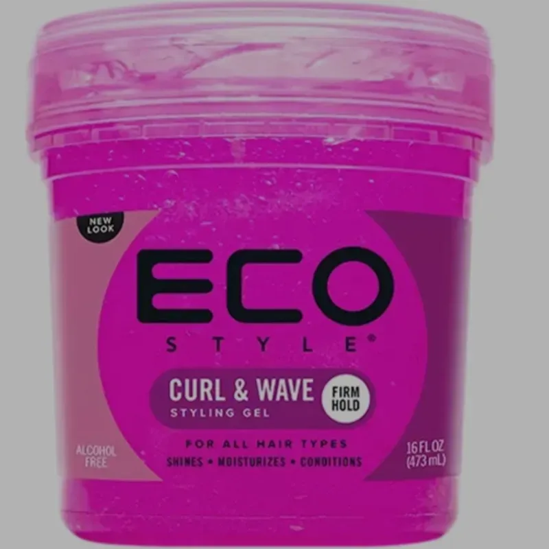 Gel rosa ECO definición y fijación firme rizos y ondulado