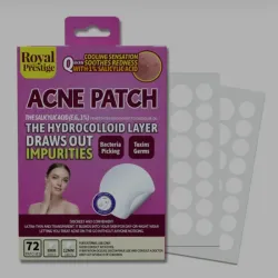 Parches para acné de ácido salicílico al 1%. (*72Parches )