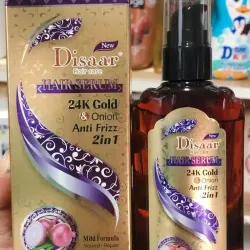 💜 Serum Capilar Antifrizz 2 en 1 (24k Gold & Cebolla)