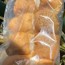 Bolsa de panes tamaño hamburguesa 