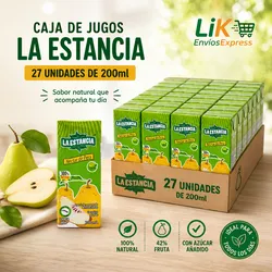 Caja de Jugos La Estancia (Pera)