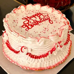 Cake de 1 piso con decoraciones