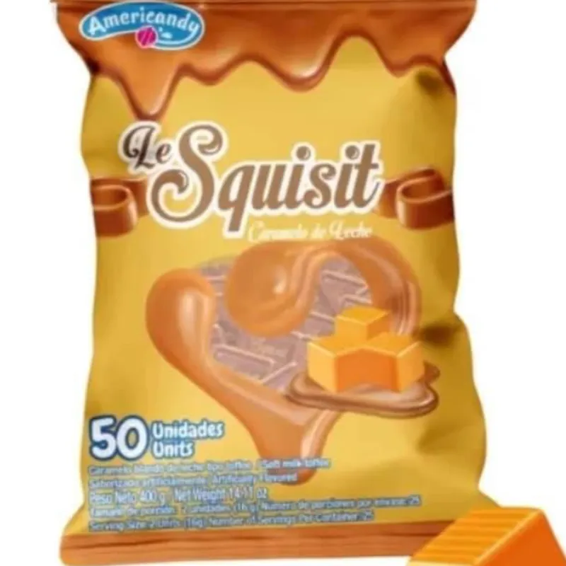 Caramelos de dulce de leche 