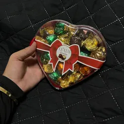 Corazón pequeño de bombones 