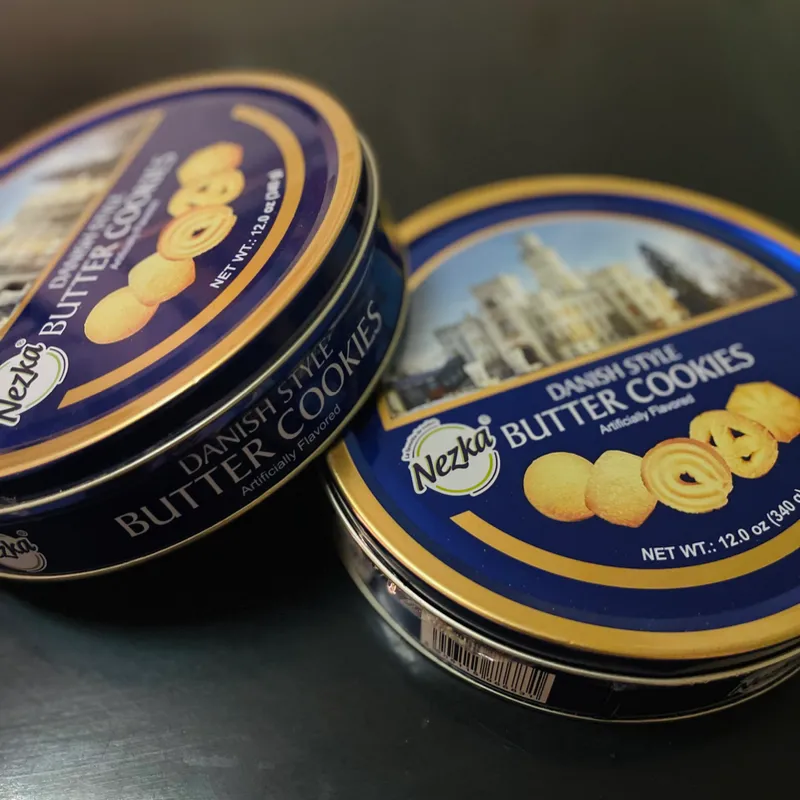 Lata de galletas de mantequilla 