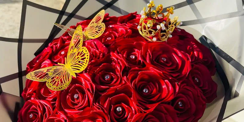 Ramo de rosas eternas 