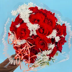 Ramo de rosas naturales 