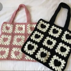Cartera de Corazón Calada 