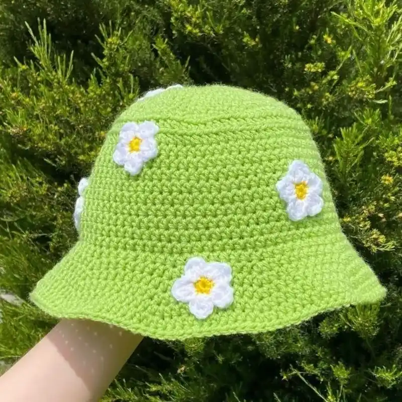 Gorro de flores