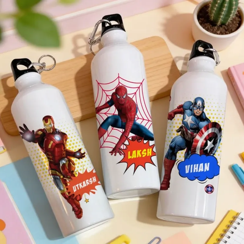 Botella deportiva blanca 