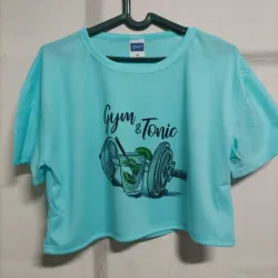 Crop top... Gym and tonic