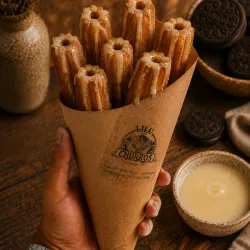 Churro con Agrego de Leche Condensada