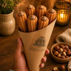 Churro Relleno Avellana