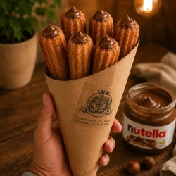 Churro Relleno Nutella