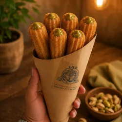 Churro Relleno Pistachio