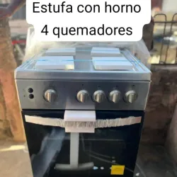 Estufa gas 4 quemadores 