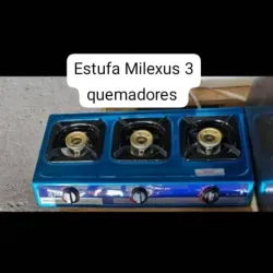 FOGÓN GAS ACERO INOXIDABLE 3Q 