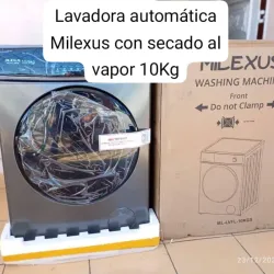 Lavadora Auto Milexus 10Kg Secado a vapor  
