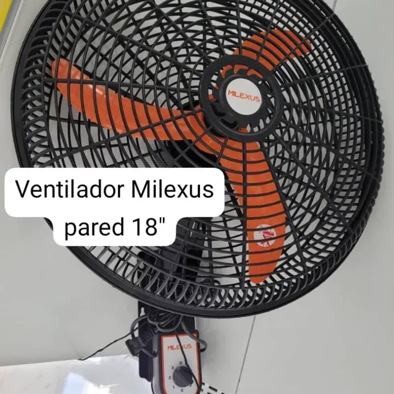 Ventilador de pared base hierro 18"  