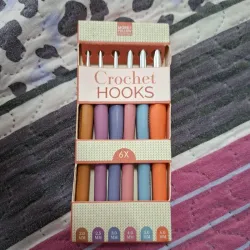Set de 6 agujas de crochet ergonómicas