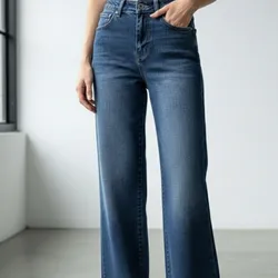 Pantalón de Mezclilla wid leg 