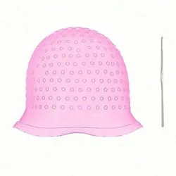 ‼️Gorro de Silicona para Iluminaciones con su Gancho Rosado 