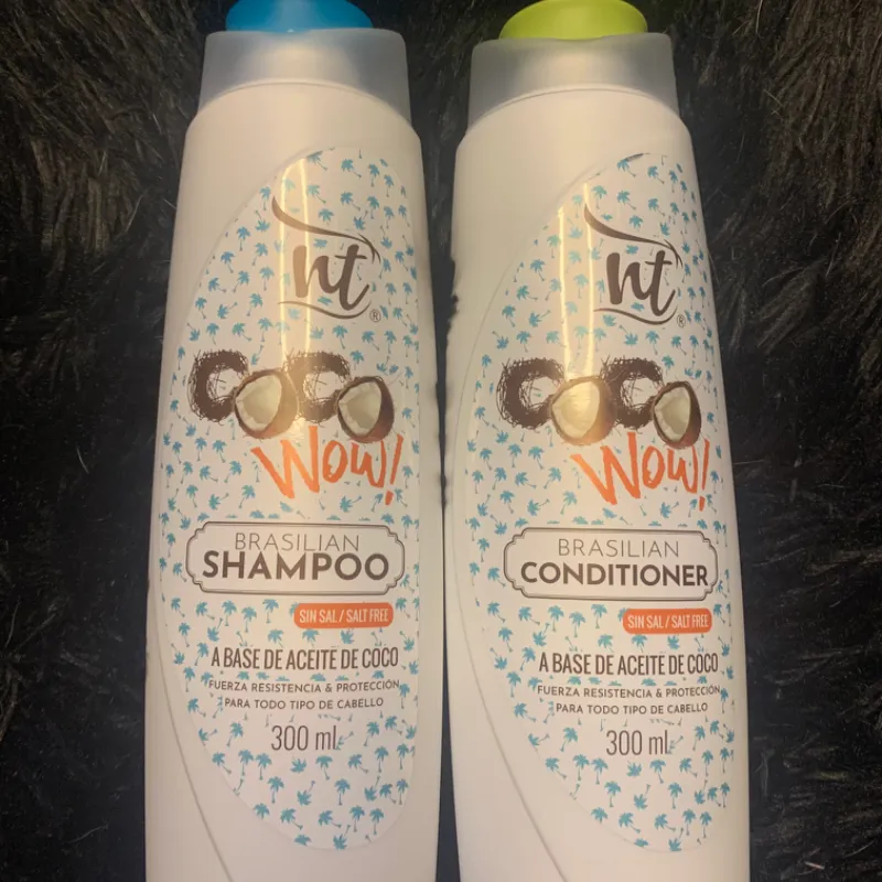 ‼️Juego de Shampoo y Acondicionador a Base de Aceite de Coco 300ml Sin Sal