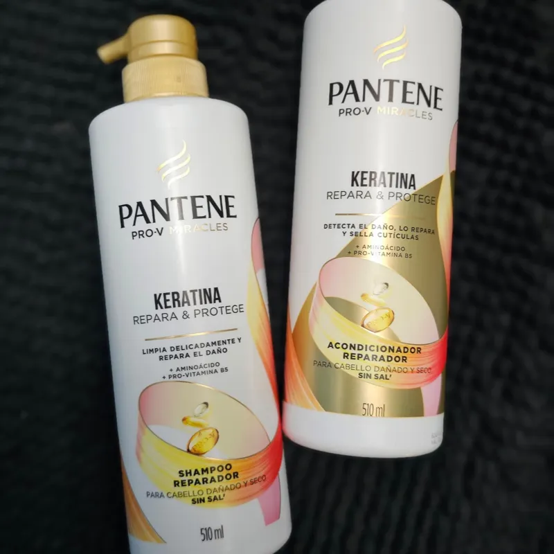‼️Juego Pantene Keratina 510ml sin sal 