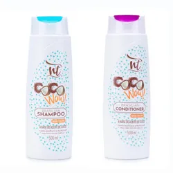 ‼️Juego Shampoo y Acondicionador a Base de Aceite de Coco 500ml Sin Sal