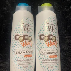 ‼️Juego Shampoo y Acondicionador a Base de Aceite de Coco Sin Sal 750mL