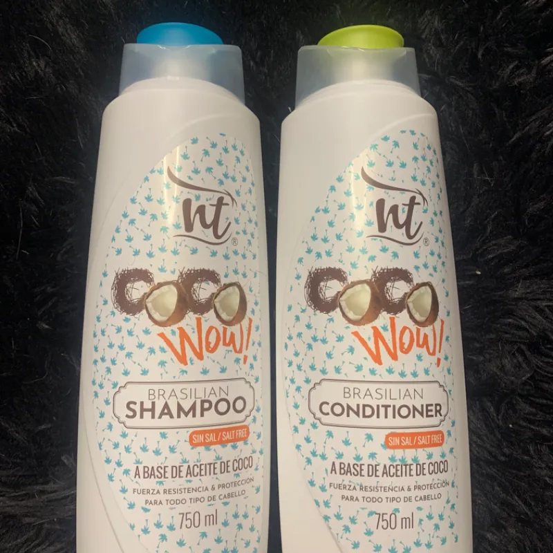 ‼️Juego Shampoo y Acondicionador a Base de Aceite de Coco Sin Sal 750mL