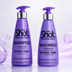 ‼️Juego Shampoo y Mascarilla Capilar Biotina Pura 300ml