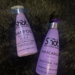 ‼️Juego Shampoo y Mascarilla Capilar Biotina Pura 300ml