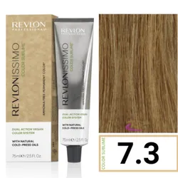 Tinte Revlon 7.3 rubio medio dorado 