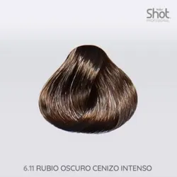 Tinte Shot 6.11 rubio oscuro cenizo intenso 