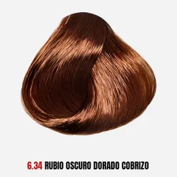 Tinte Shot 6.34 rubio oscuro dorado cobrizo