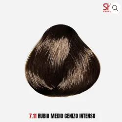 Tinte Shot 7.11 rubio medio cenizo intenso